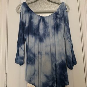 Don’t Ask Why cold shoulder 3/4 sleeve top